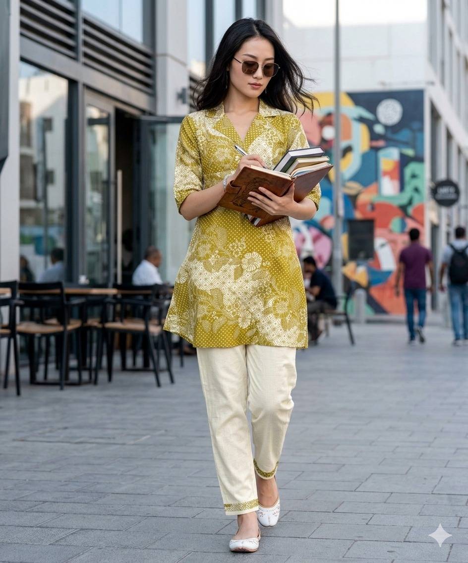COLLEGE By Fashid Designer Ethnic Wear Collection cotton Kurtis At Wholesale Price